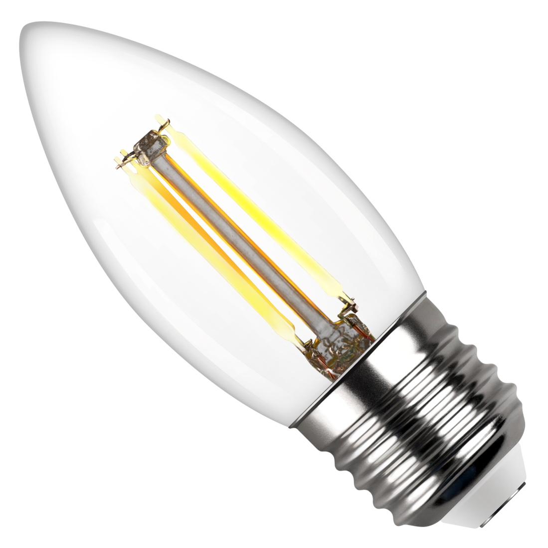 Светодиодная лампа Filament свеча 7W